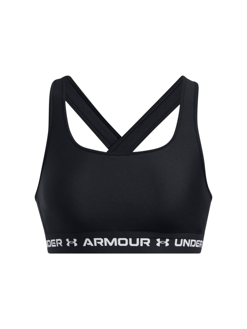 Top Sportivo Under Armour CROSSBACK MID Donna - Nero