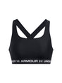 Top Sportivo Under Armour CROSSBACK MID Donna - Nero