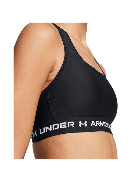 Top Sportivo Under Armour CROSSBACK MID Donna - Nero