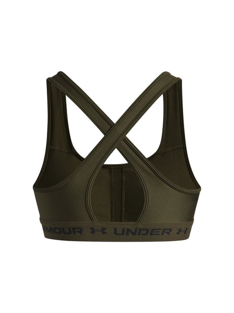 Top Sportivo Under Armour CROSSBACK MID Donna - Verde