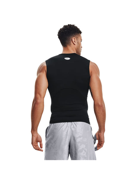 Canottiera Sportiva Under Armour HG ARMOUR COMP SL Uomo - Nero