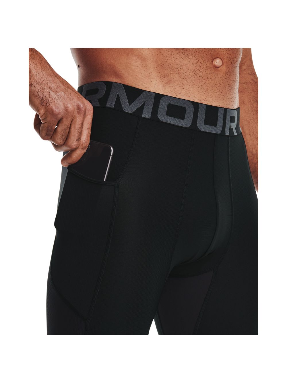 Leggings Sportivo Under Armour HG ARMOUR 3/4 Uomo - Nero