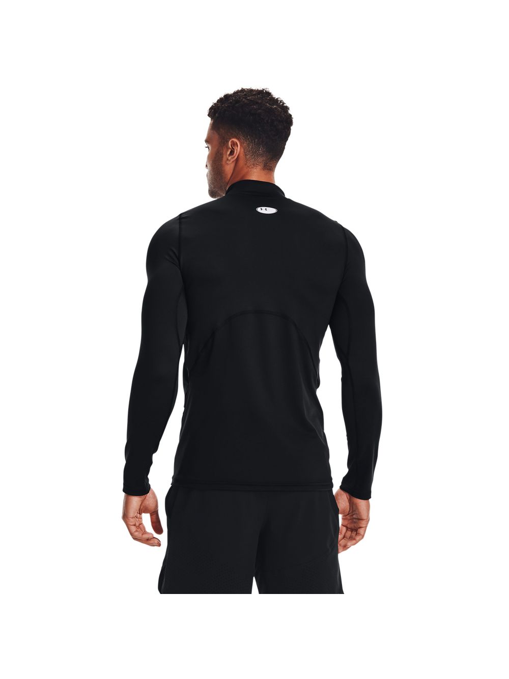 T-shirt Under Armour CG ARMOUR FITTED MOCK Uomo - Nero