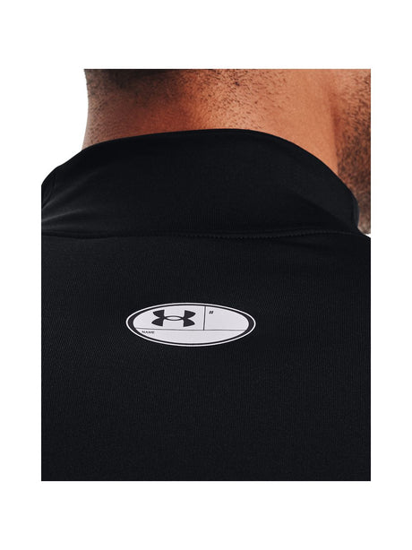T-shirt Under Armour CG ARMOUR FITTED MOCK Uomo - Nero