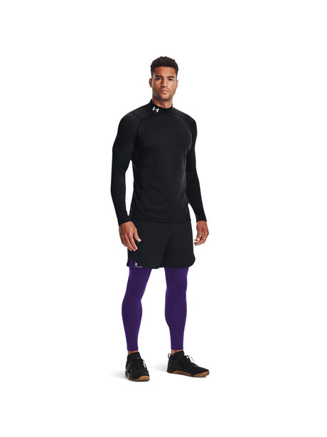 T-shirt Under Armour CG ARMOUR FITTED MOCK Uomo - Nero