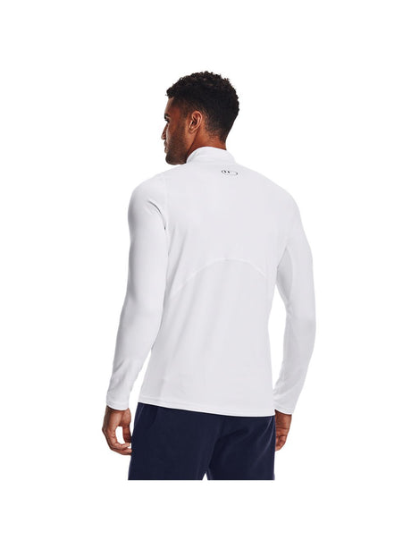T-shirt Under Armour CG ARMOUR FITTED MOCK Uomo - Bianco