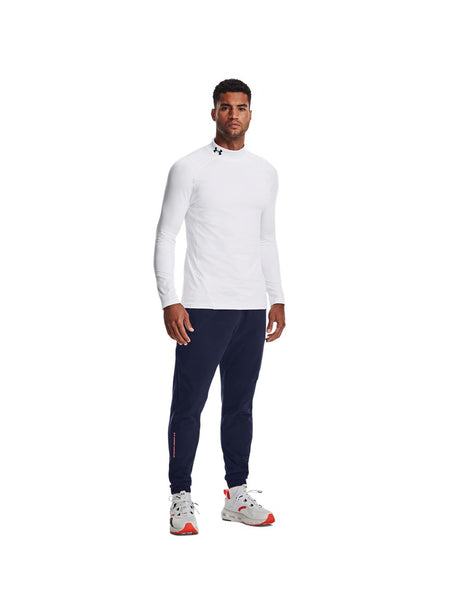 T-shirt Under Armour CG ARMOUR FITTED MOCK Uomo - Bianco