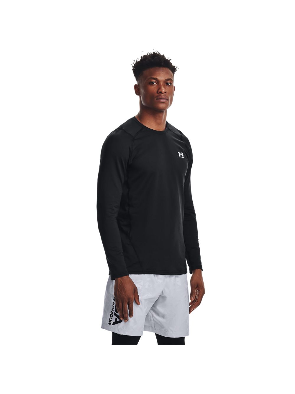 T-shirt Under Armour CG ARMOUR FITTED CREW Uomo - Nero