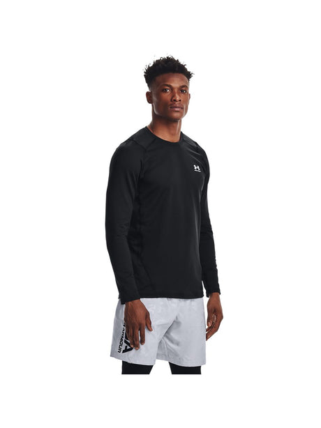 T-shirt Under Armour CG ARMOUR FITTED CREW Uomo - Nero