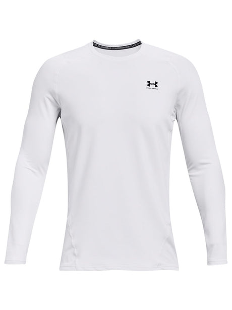 T-shirt Under Armour CG ARMOUR FITTED CREW Uomo - Bianco