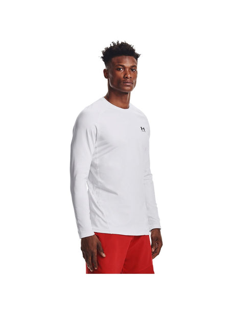 T-shirt Under Armour CG ARMOUR FITTED CREW Uomo - Bianco