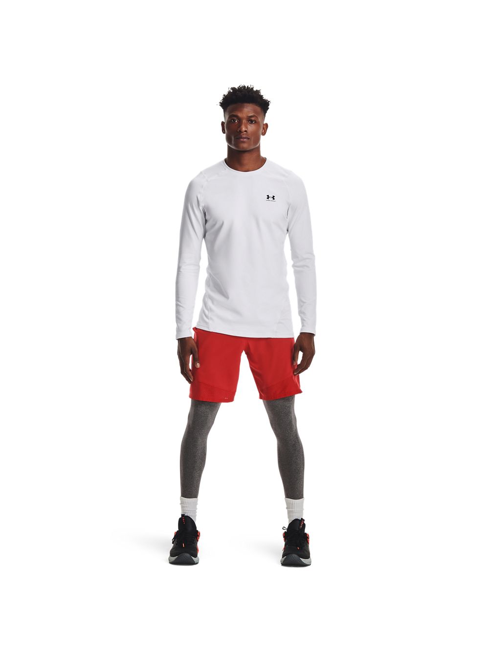 T-shirt Under Armour CG ARMOUR FITTED CREW Uomo - Bianco
