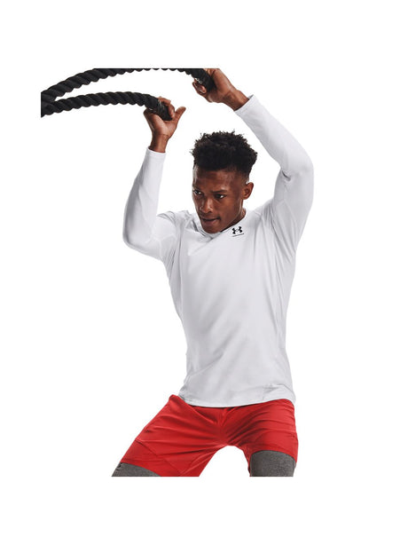 T-shirt Under Armour CG ARMOUR FITTED CREW Uomo - Bianco