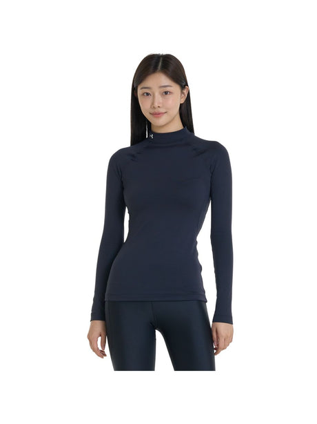 T-shirt Under Armour CG AUTHENTICS MOCKNECK Donna - Nero