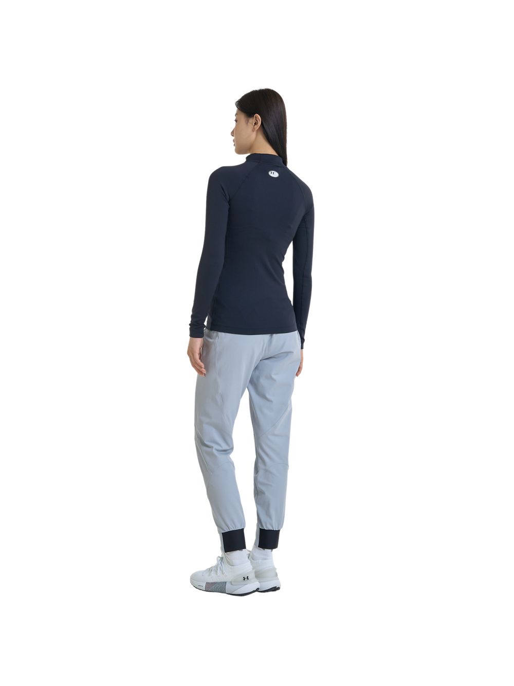 T-shirt Under Armour CG AUTHENTICS MOCKNECK Donna - Nero