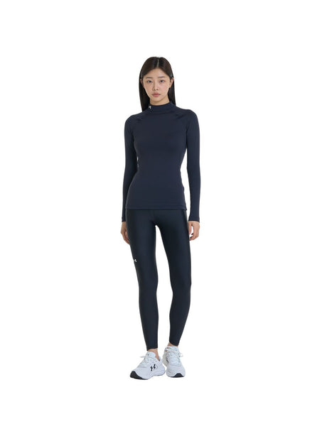 T-shirt Under Armour CG AUTHENTICS MOCKNECK Donna - Nero