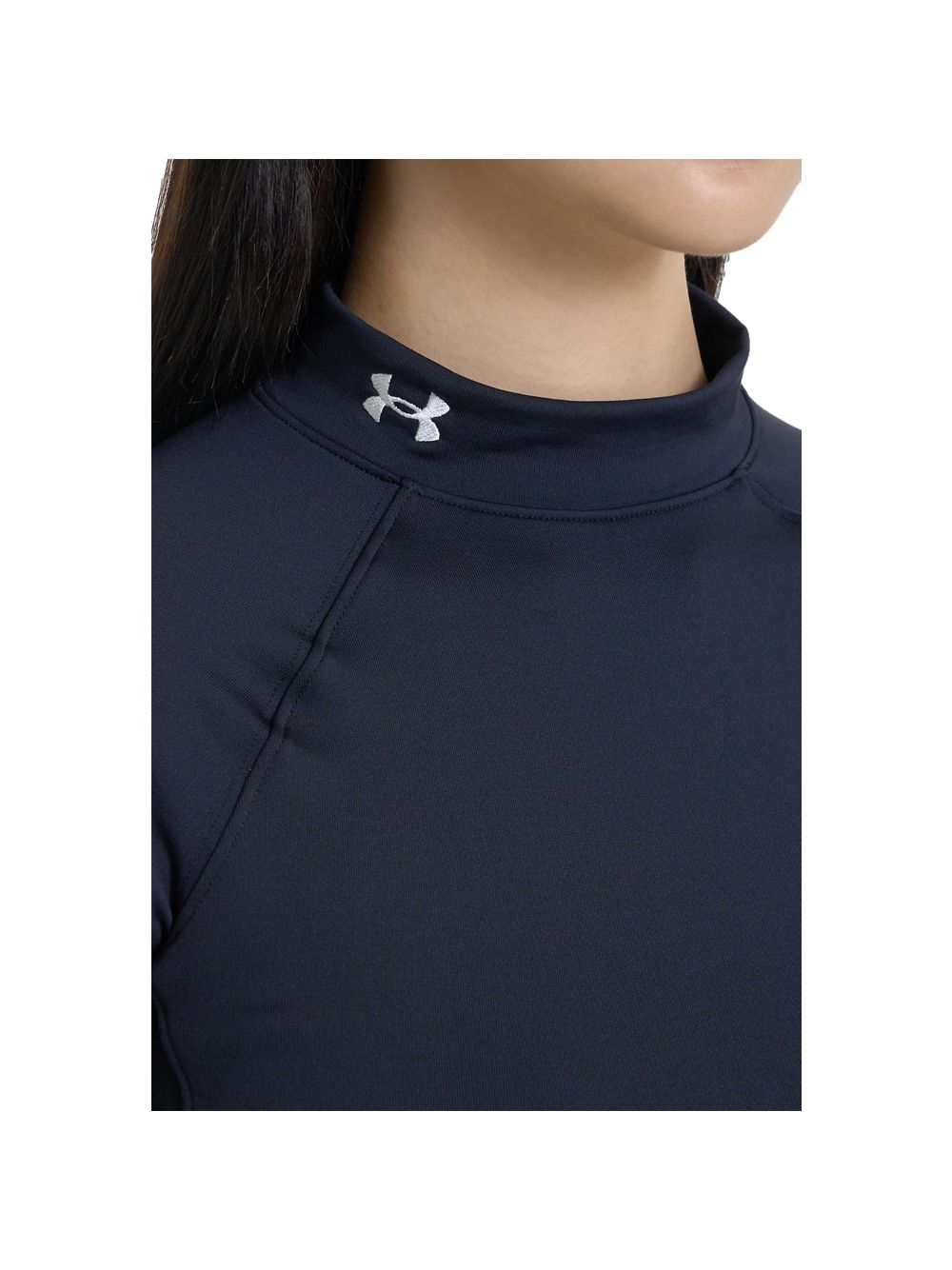 T-shirt Under Armour CG AUTHENTICS MOCKNECK Donna - Nero