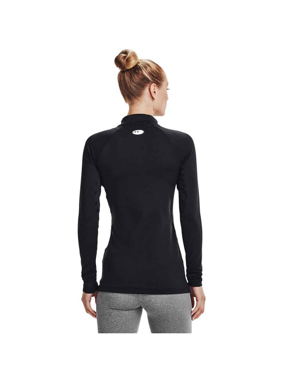 T-shirt Under Armour CG AUTHENTICS MOCKNECK Donna - Nero