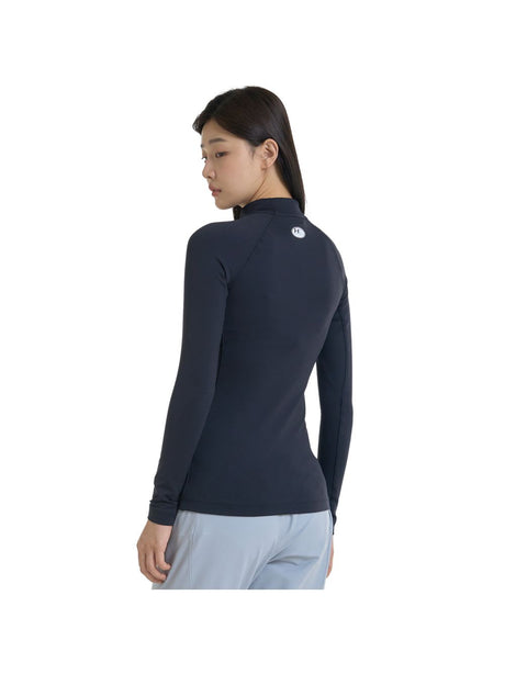 T-shirt Under Armour CG AUTHENTICS MOCKNECK Donna - Nero