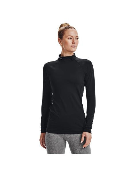 T-shirt Under Armour CG AUTHENTICS MOCKNECK Donna - Nero