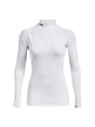 T-shirt Under Armour CG AUTHENTICS MOCKNECK Donna - Bianco