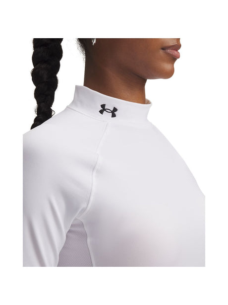 T-shirt Under Armour CG AUTHENTICS MOCKNECK Donna - Bianco