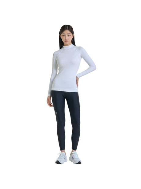 T-shirt Under Armour CG AUTHENTICS MOCKNECK Donna - Bianco