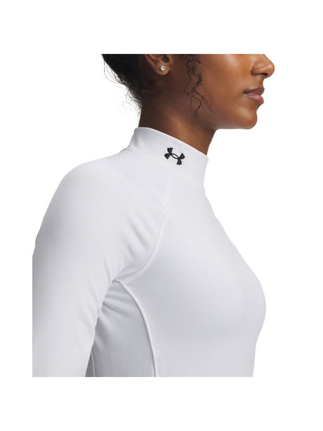 T-shirt Under Armour CG AUTHENTICS MOCKNECK Donna - Bianco