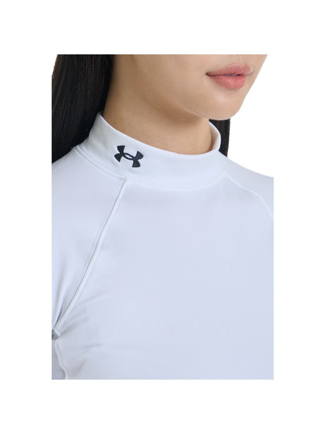 T-shirt Under Armour CG AUTHENTICS MOCKNECK Donna - Bianco