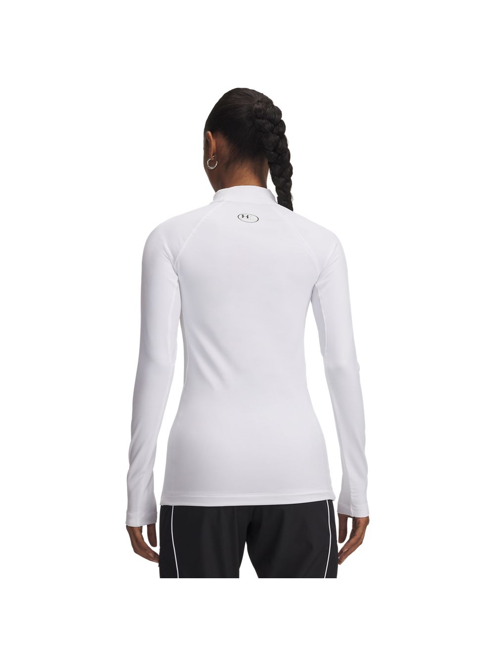 T-shirt Under Armour CG AUTHENTICS MOCKNECK Donna - Bianco