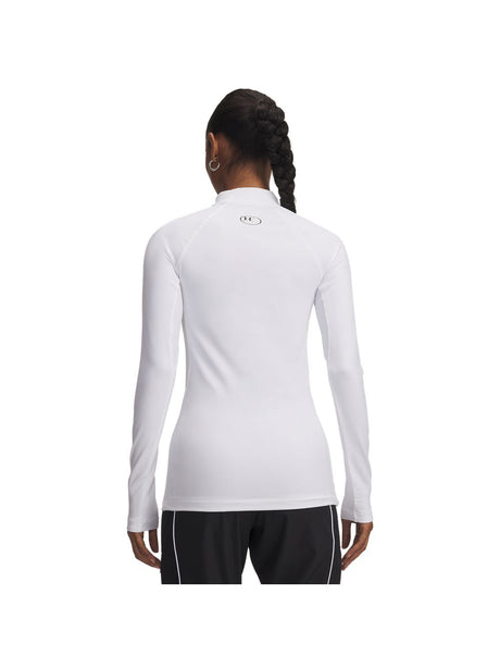 T-shirt Under Armour CG AUTHENTICS MOCKNECK Donna - Bianco