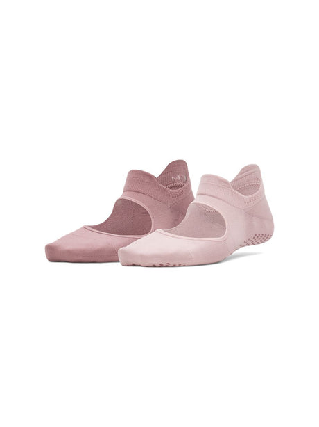 Calze Sportive Under Armour BREATHE BALANCE 2PK Donna - Rosa