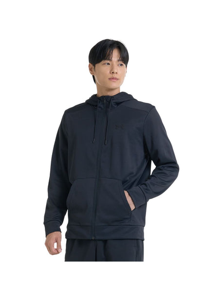 Felpa Under Armour ARMOUR FLEECE FZ HOODIE Uomo - Nero