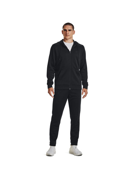 Felpa Under Armour ARMOUR FLEECE FZ HOODIE Uomo - Nero
