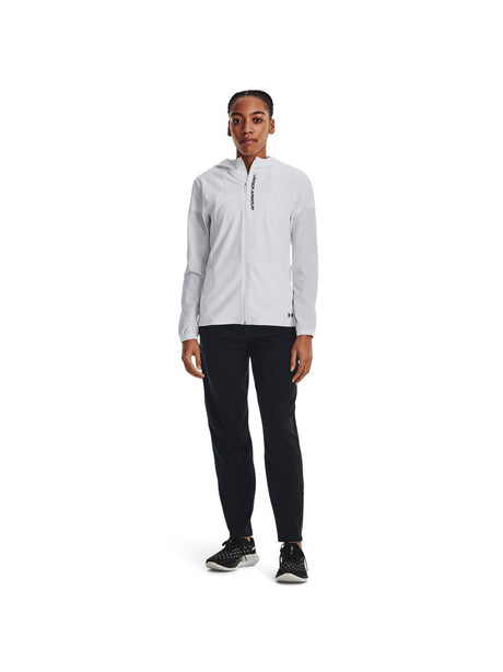 Giubbino Under Armour OUTRUN THE STORM Donna - Bianco