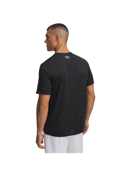 T-shirt Under Armour TECH VENT JACQUARD SS Uomo - Nero
