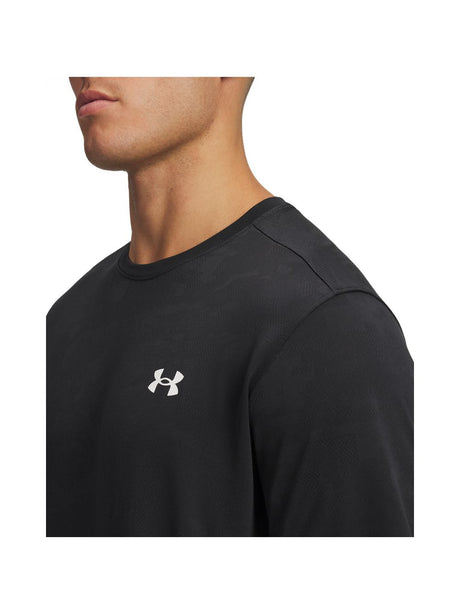 T-shirt Under Armour TECH VENT JACQUARD SS Uomo - Nero
