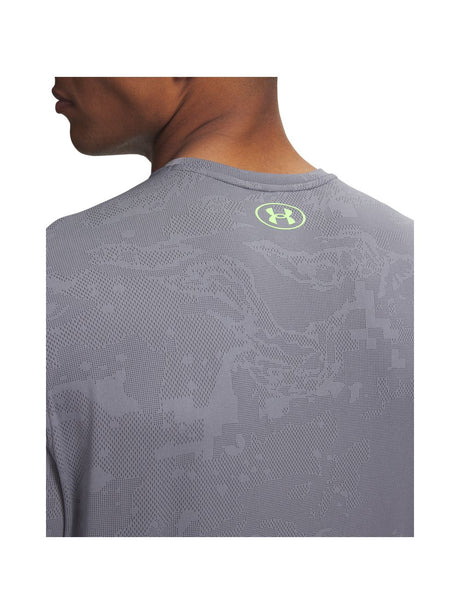 T-shirt Under Armour TECH VENT JACQUARD SS Uomo - Grigio