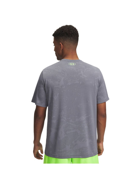 T-shirt Under Armour TECH VENT JACQUARD SS Uomo - Grigio