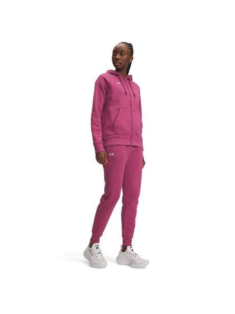 Pantalone Sportivo Under Armour RIVAL FLEECE Donna - Fuxia