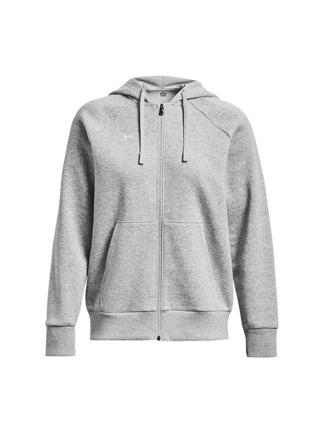Felpa Under Armour RIVAL FLEECE FZ HOODIE Donna - Grigio