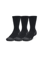 Calze Sportive Under Armour PERFORMANCE TECH 3PK CREW Unisex - Nero