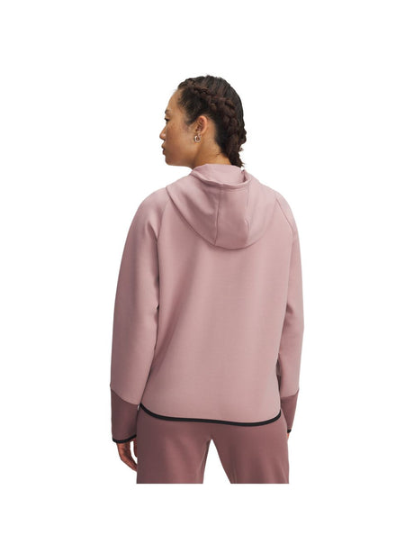 Felpa Under Armour UNSTOPPABLE FLEECE FZ Donna - Rosa