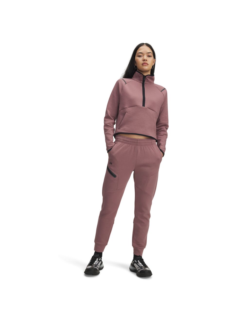 Pantalone Sportivo Under Armour UNSTOPPABLE FLC Donna - Viola