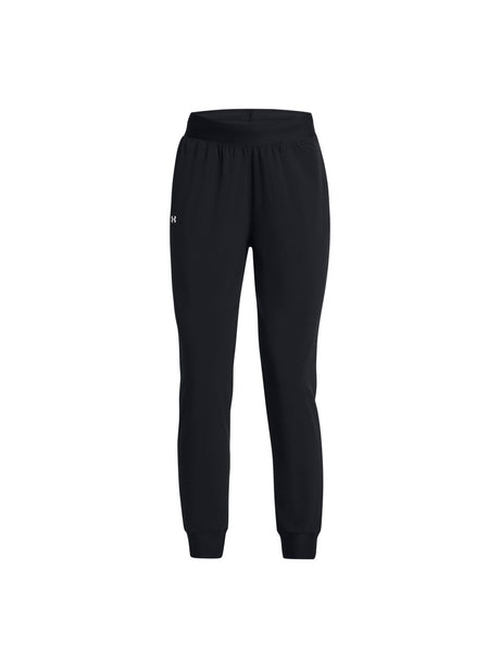 Pantalone Sportivo Under Armour RIVAL HI RISE WOVEN Donna - Nero