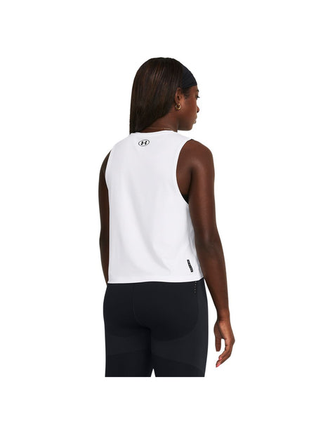 Canottiera Sportiva Under Armour VANISH ENERGY CROP Donna - Bianco