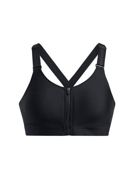 Top Sportivo Under Armour INFINITY HIGH ZIP 2.0 Donna - Nero