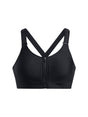 Top Sportivo Under Armour INFINITY HIGH ZIP 2.0 Donna - Nero