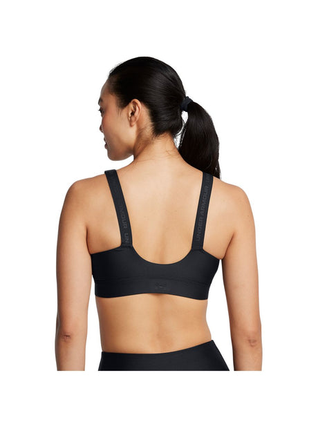 Top Sportivo Under Armour INFINITY HIGH ZIP 2.0 Donna - Nero