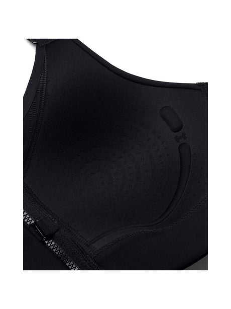 Top Sportivo Under Armour INFINITY HIGH ZIP 2.0 Donna - Nero